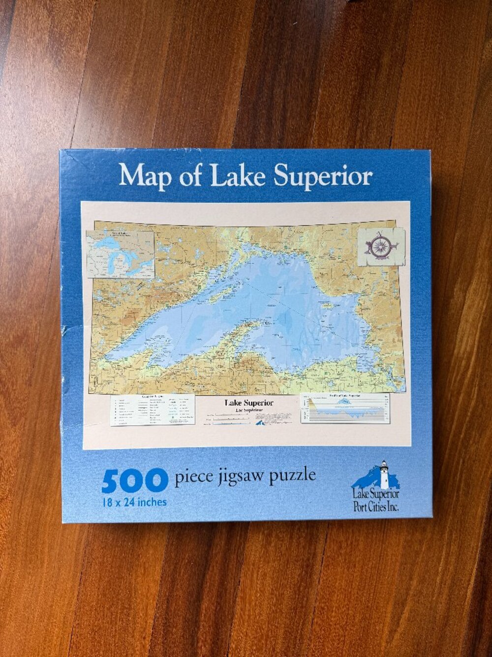 Map of Lake Superior Puzzle - 500 Pieces
